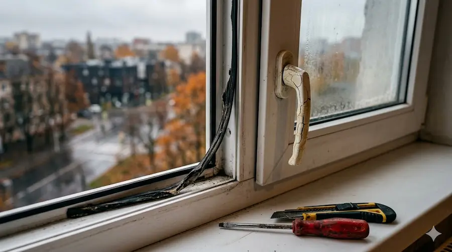 Ремонт фурнитуры пластикового окна